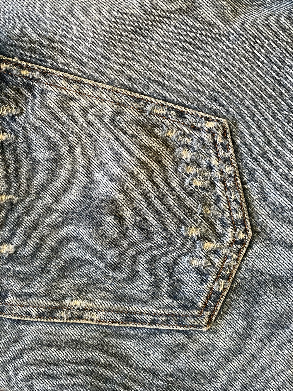 Gucci Light Wash Raw Hem Denim Jeans - Picture 8 of 14